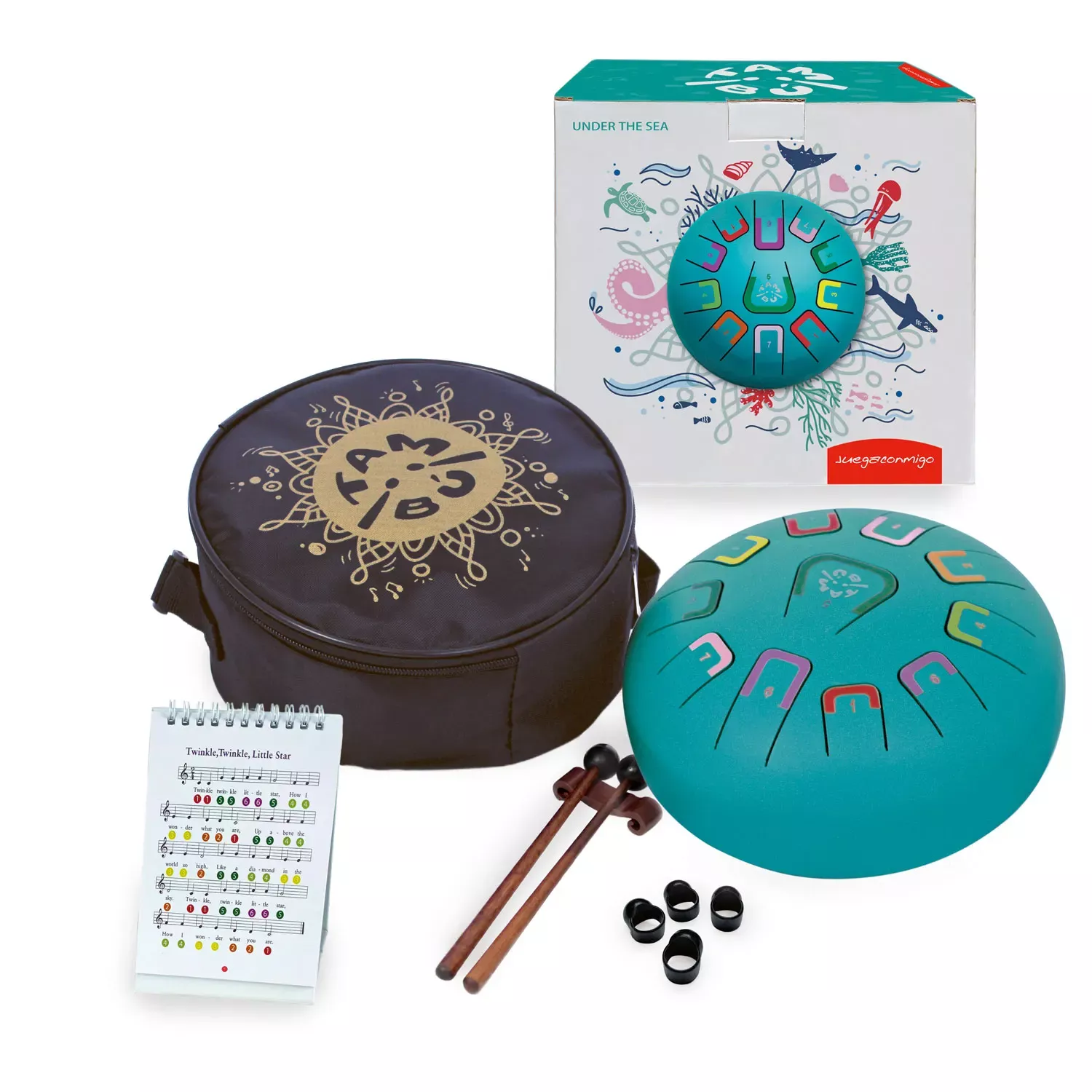 JUEGACONMIGO TAMBU 8'' 11 NOTE - UNDER THE SEA JUEGACONMIGO TAMBU 8'' 11 NOTE - UNDER THE SEA