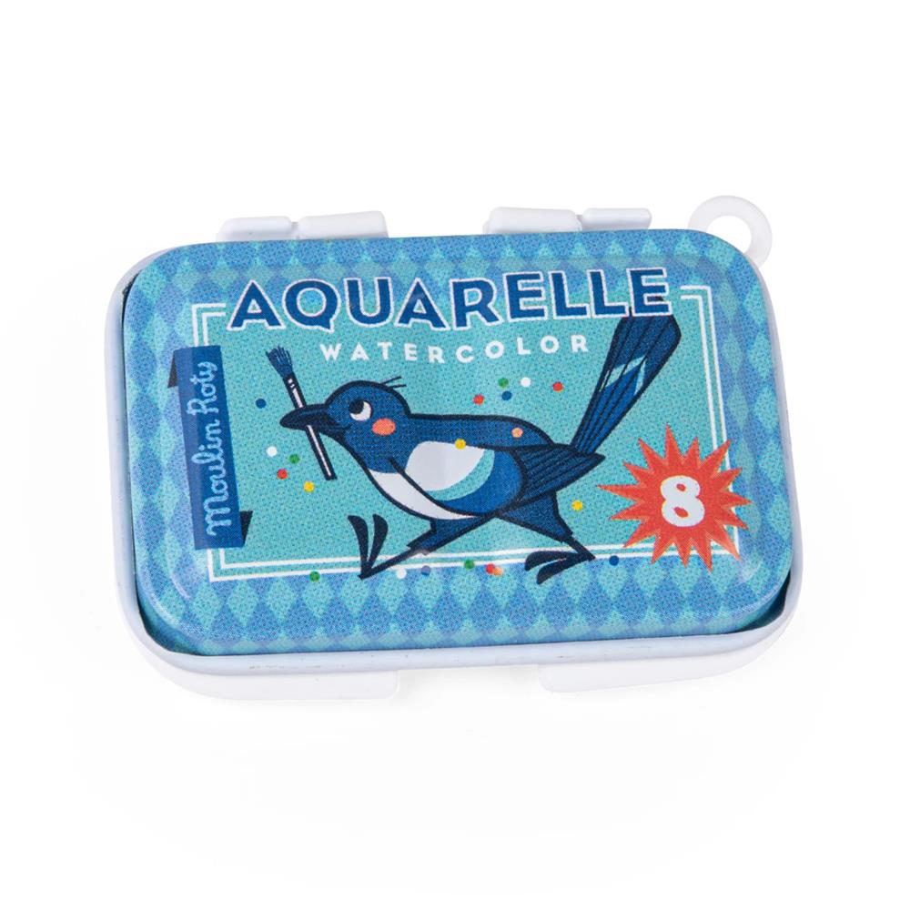 MOULIN ROTY MINI PALETTE ACQUERELLI - BLU 711405