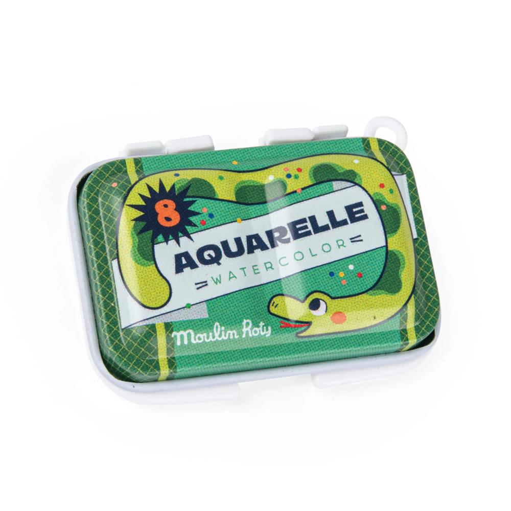 MOULIN ROTY MINI PALETTE ACQUERELLI - VERDE 711406
