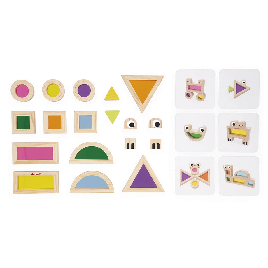 JANOD GIOCO SENSORIALE - BLOCCHI TRASLUCIDI J06306
