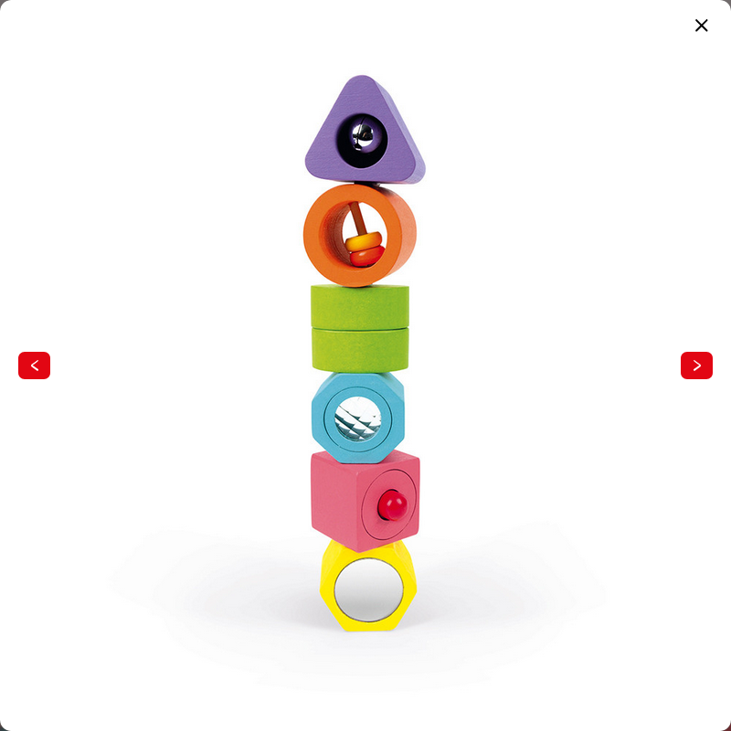 JANOD PUZZLE 6 CUBI SENSORIALI IN LEGNO J05332