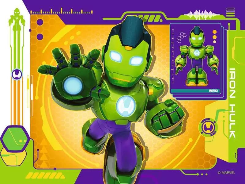 RAVENSBURGER PUZZLE IRON MAN E FRIENDS 4 IN 1 BOX - 12/16/20/24 PZ 04190