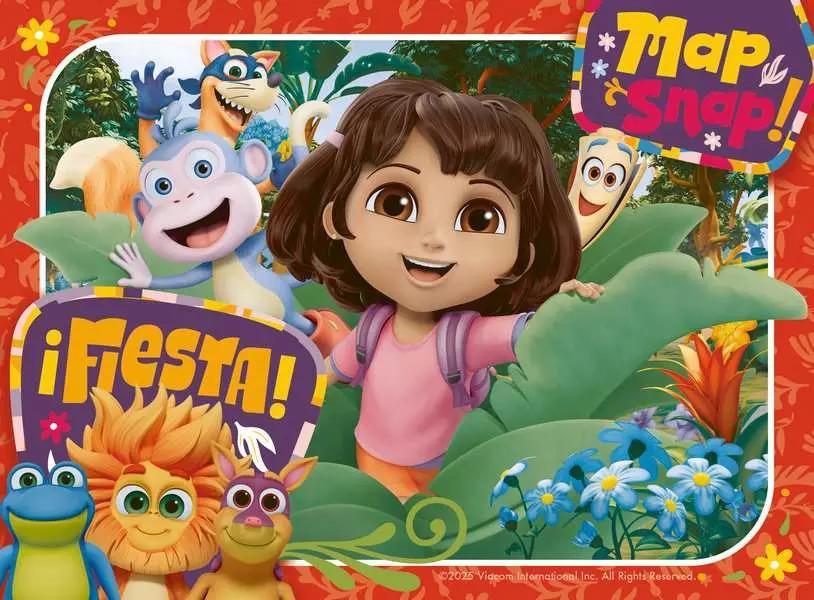 RAVENSBURGER PUZZLE DORA THE EXPLORER 4 IN 1 BOX - 12/16/20/24 PZ 04204