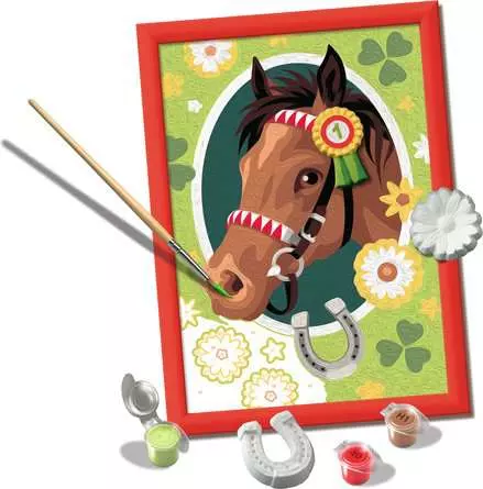 RAVENSBURGER CREART SERIE D - CAVALLO CON GESSO 3D 23267