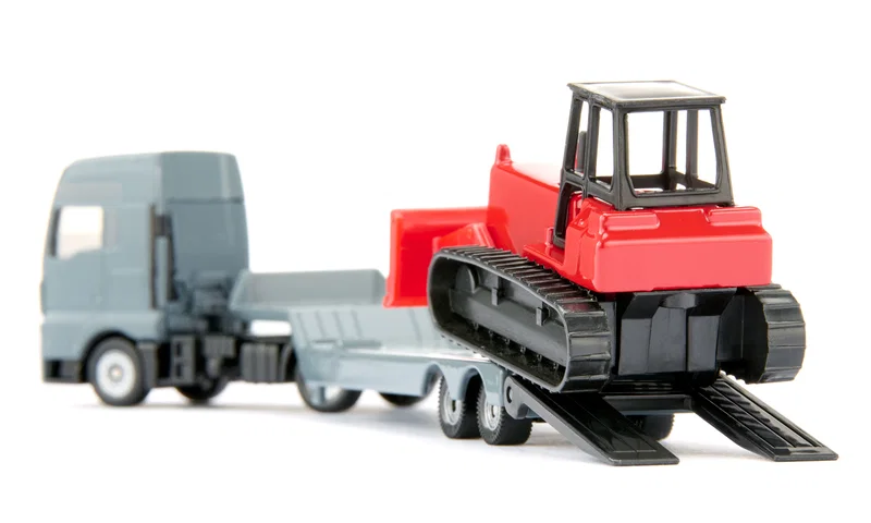 SIKU MAN TRUCK CON BULLDOZER 1762