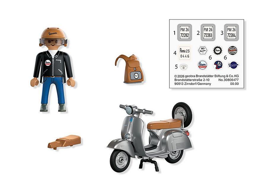 PLAYMOBIL VESPA 80TH ANNIVERSARY - ORIGINAL STYLE 72282