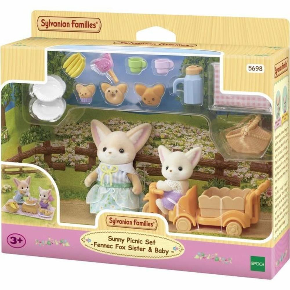 SYLVANIAN FAMILIES SET PICNIC AL SOLE - SORELLA E BEBÈ VOLPE FENNEC 5698 SYLVANIAN FAMILIES SET PICNIC AL SOLE - SORELLA E BEBÈ VOLPE FENNEC 5698
