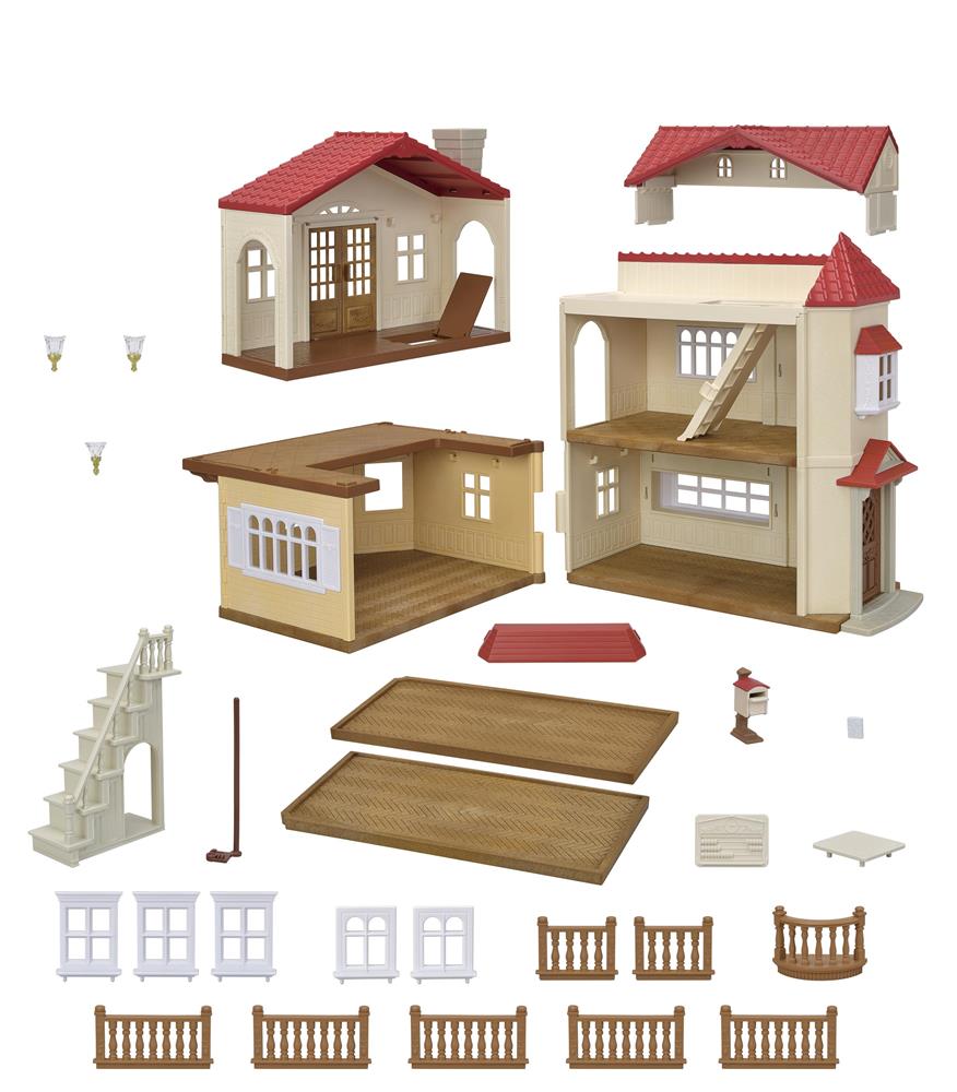 SYLVANIAN CASA GRANDE CON LUCI ATTICO SEGRETO -GIFT SET 5727