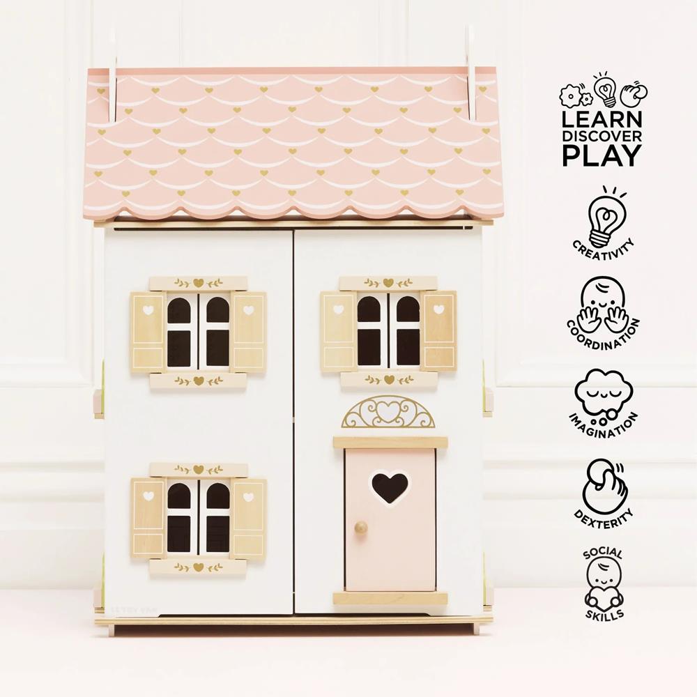 LE TOY VAN CASA DELLE BAMBOLE ROSE HEART H124