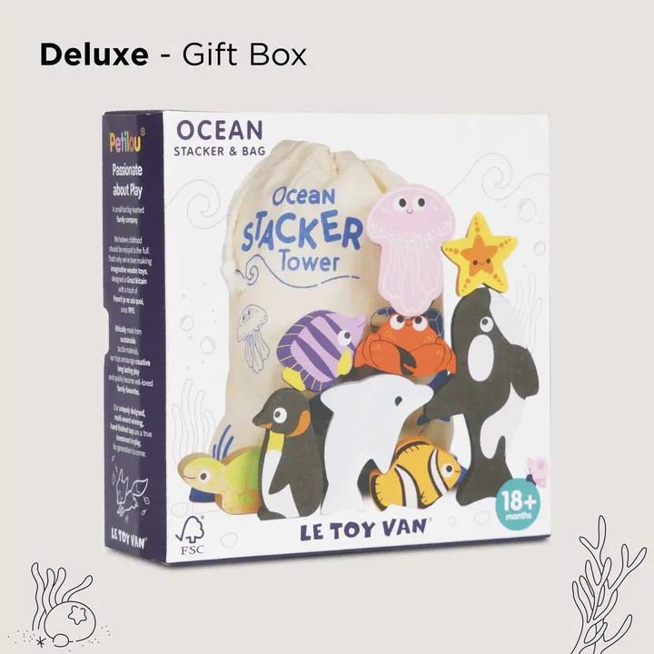 LE TOY VAN ANIMALI DELL'OCEANO IMPILABILI PL139 LE TOY VAN ANIMALI DELL'OCEANO IMPILABILI PL139