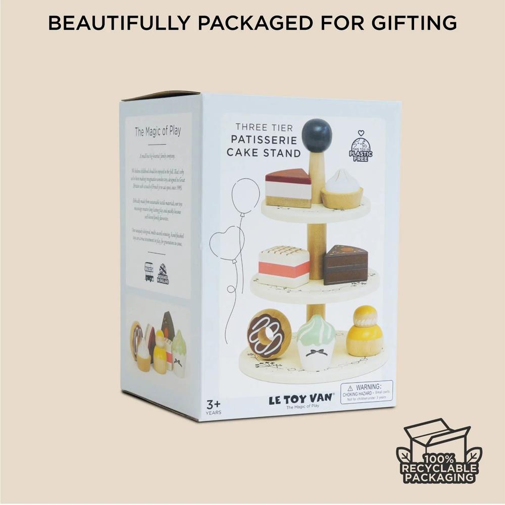 LE TOY VAN ALZATA PER TORTE E DOLCI A 3 PIANI TV288 LE TOY VAN ALZATA PER TORTE E DOLCI A 3 PIANI TV288