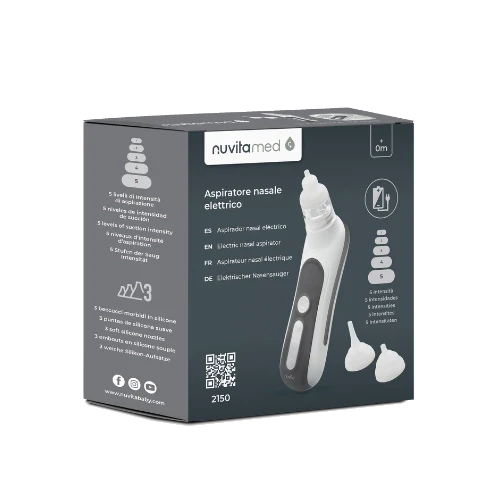 NUVITA ASPIRATORE NASALE ELETTRICO CON BATTERIA RICARICABILE 2150 NUVITA ASPIRATORE NASALE ELETTRICO CON BATTERIA RICARICABILE 2150
