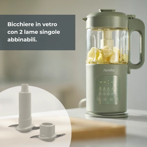 NUVITA MAGIC PAPPA - ROBOT DA CUCINA MULTIFUNZIONE 7 IN 1 0021 NUVITA MAGIC PAPPA - ROBOT DA CUCINA MULTIFUNZIONE 7 IN 1 0021