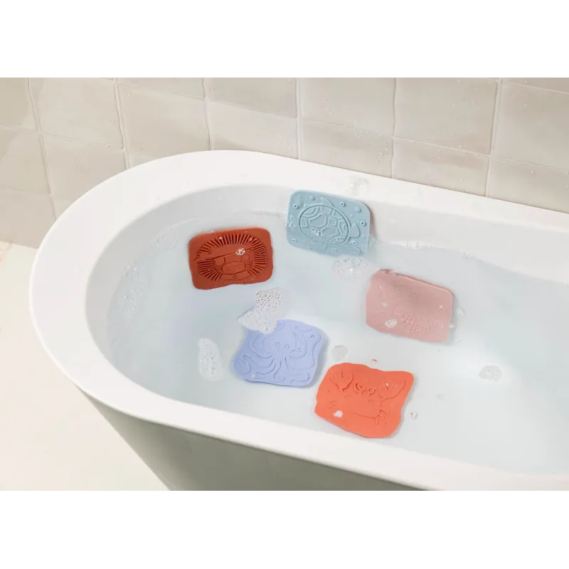 LILLIPUTIENS SET DI 5 PIASTRELLE SENSORIALI PER IL BAGNO 83699