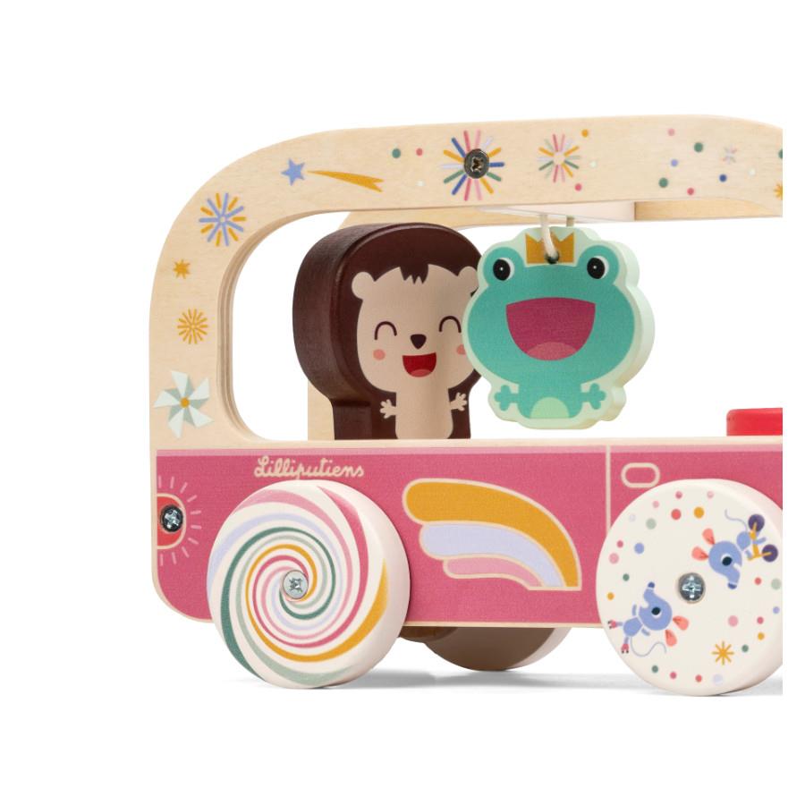 LILLIPUTIENS LENA L'UNICORNO MAGICO AUTOBUS DI LEGNO 83891 LILLIPUTIENS LENA L'UNICORNO MAGICO AUTOBUS DI LEGNO 83891