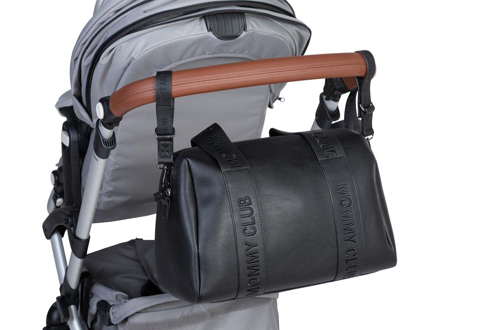 CHILDHOME MOMMY CLUB BORSA PER IL CAMBIO - SIGNATURE SIMILPELLE NERA 402757