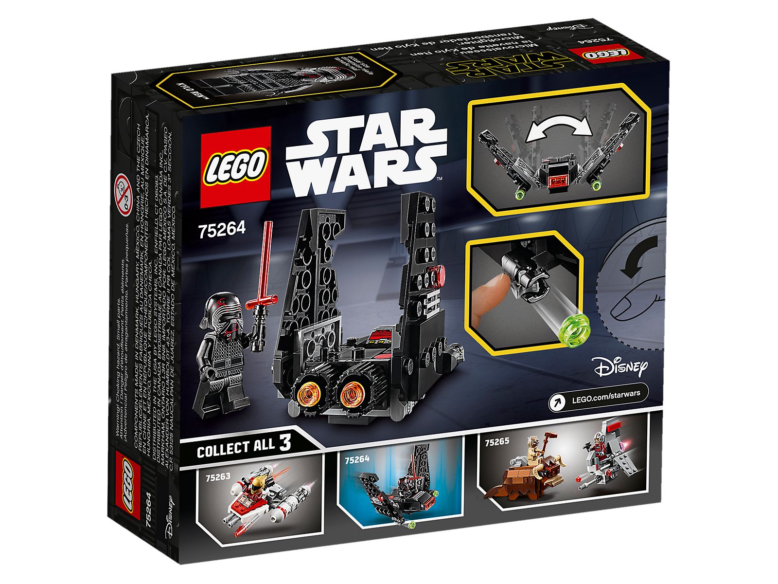 LEGO STAR WARS MICROFIGHTER SHUTTLE DI KYLO REN 75264