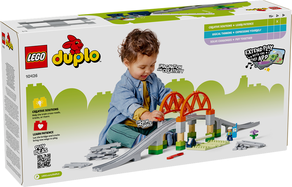 LEGO DUPLO TOWN PACK DI ESPANSIONE PONTE E BINARI FERROVIARI 10426