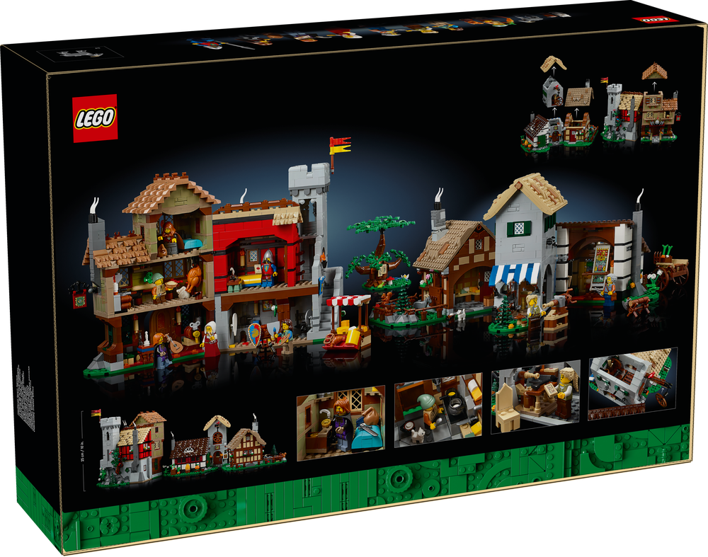LEGO ICONS PIAZZA DELLA CITTÀ MEDIEVALE 10332