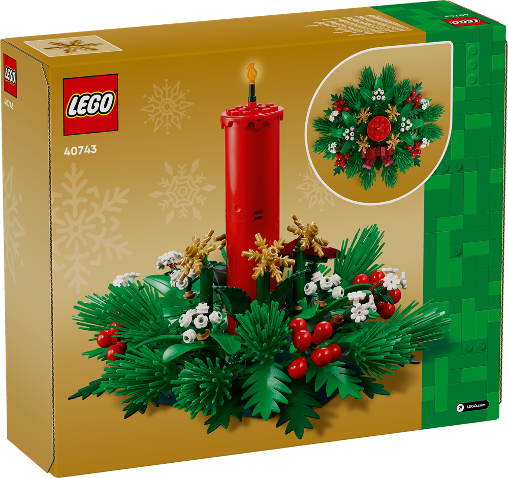 LEGO LEGO ICONIC DECORAZIONE DA TAVOLO NATALIZIA 40743