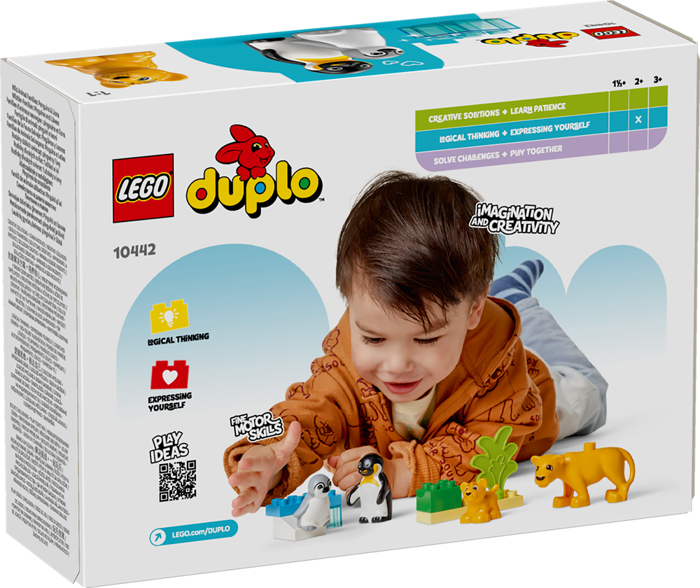 LEGO DUPLO TOWN FAMIGLIE DI ANIMALI: PINGUINI E LEONI 10442