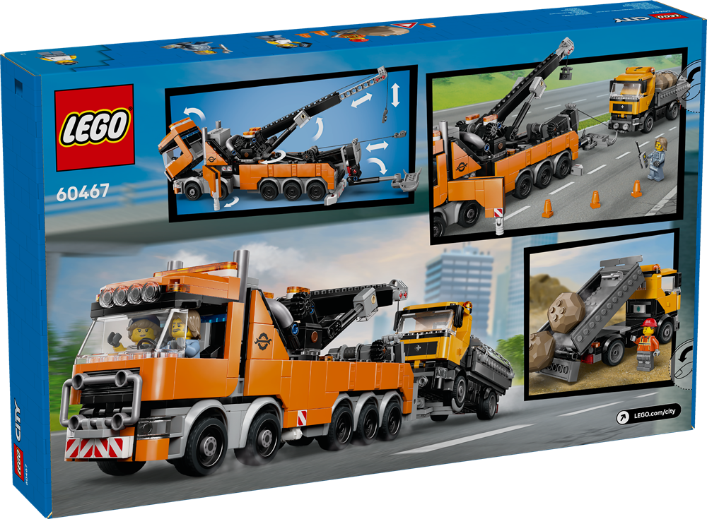 LEGO LEGO CITY CARRO ATTREZZI HEAVY DUTY CON GRU 60467