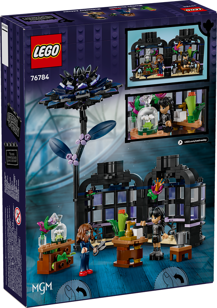LEGO WEDNESDAY FIORE DI DALIA NERO 76784