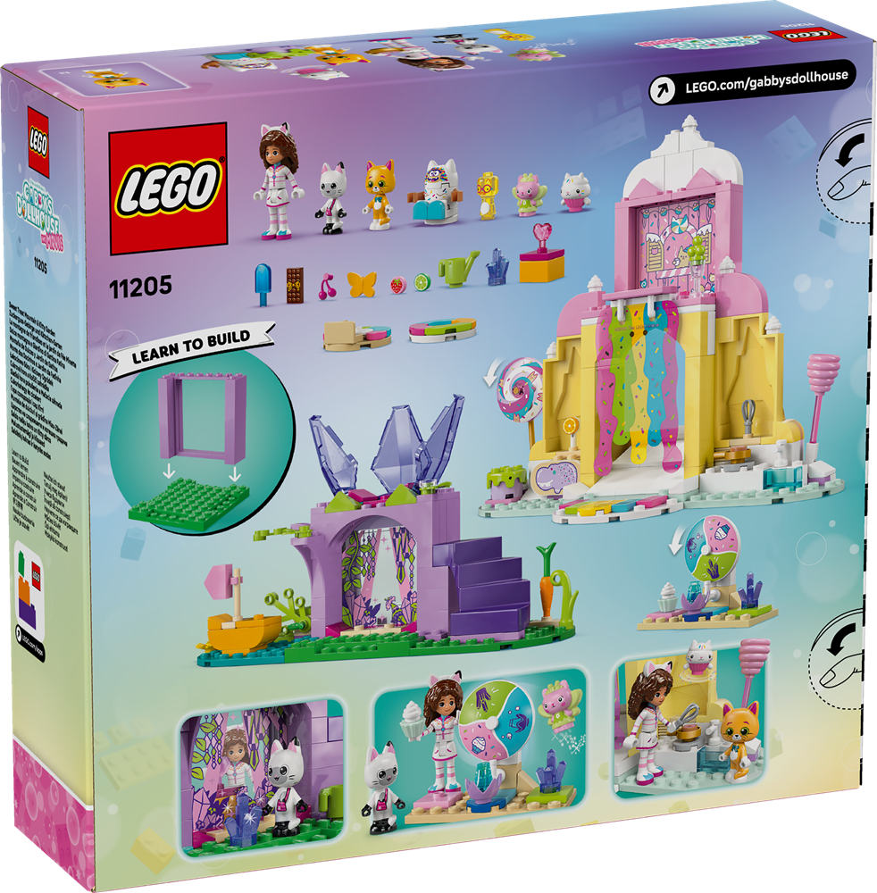 LEGO GABBY'S DOLLHOUSE DOLCE MONTAGNA E GIARDINO DI GATTINA FATINA 11205