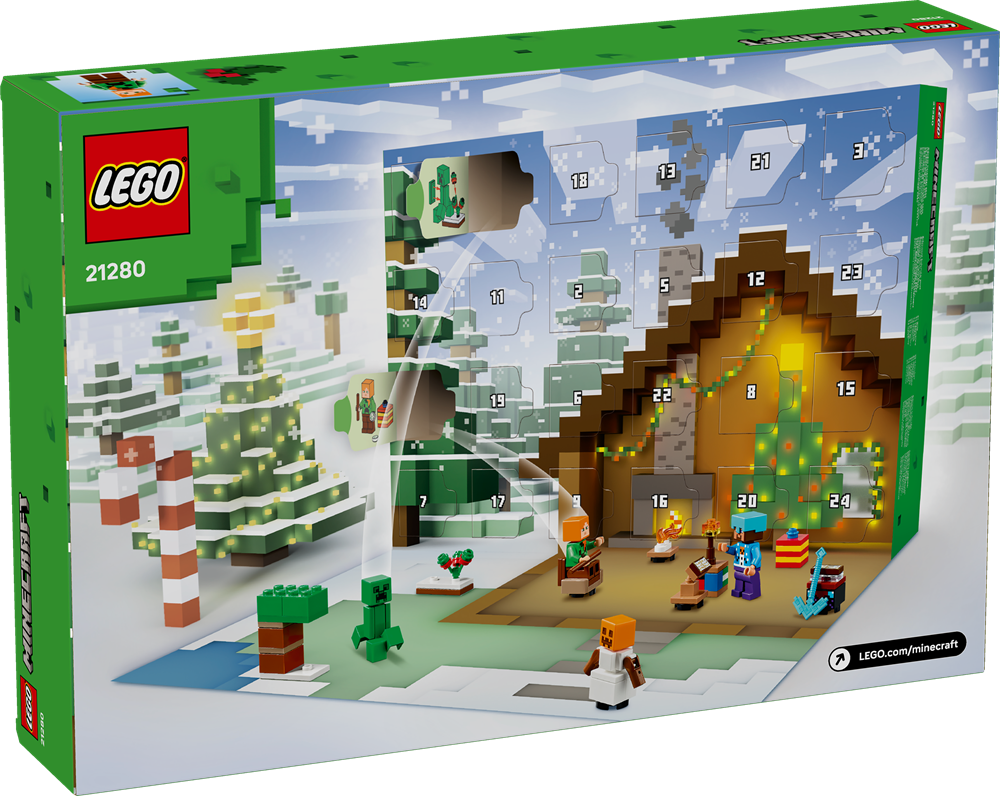 LEGO MINECRAFT CALENDARIO DELL’AVVENTO 2025 21280