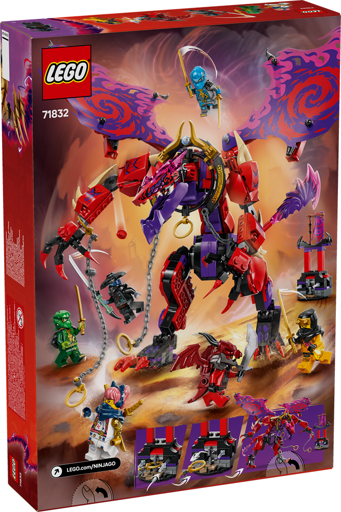 LEGO NINJAGO THUNDERFANG, IL DRAGO DEL CAOS 71832