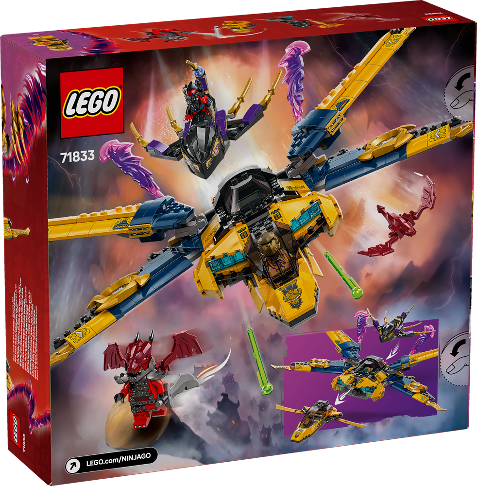 LEGO NINJAGO JET SUPER STORM DI RAS E ARIN 71833
