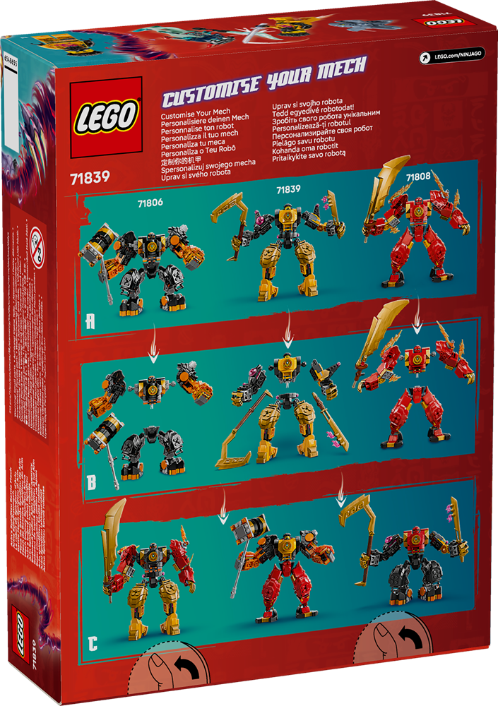 LEGO NINJAGO BATTLE MECH SPINJITZU DI ARIN 71839