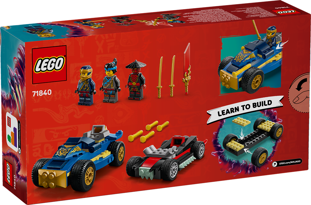 LEGO NINJAGO DUELLO AD ALTA VELOCITÀ TRA ROGUE E DRIX 71840