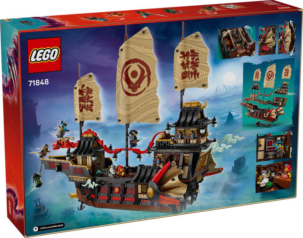 LEGO NINJAGO IL BOUNTY DEL TEMPIO 71848