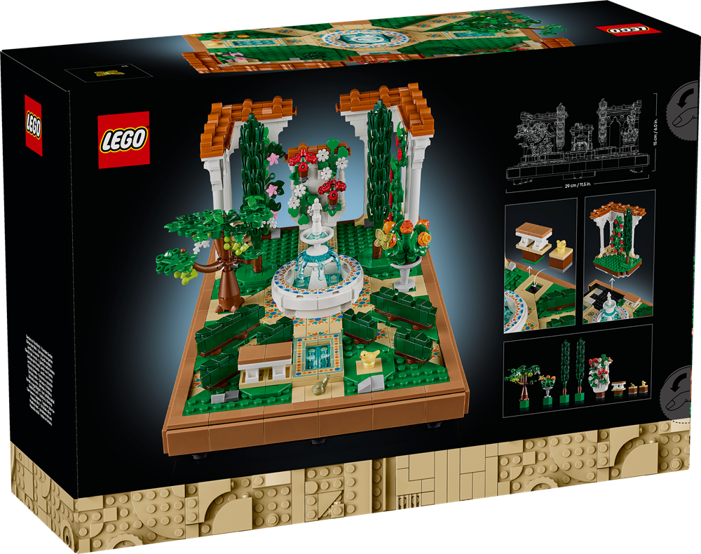 LEGO ICONS IL GIARDINO DELLA FONTANA 10359