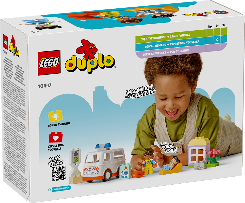 LEGO DUPLO TOWN AMBULANZA E AUTISTA 10447