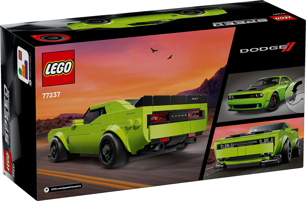 LEGO SPEED CHAMPIONS SPORTS CAR DODGE CHALLENGER SRT HELLCAT 77237
