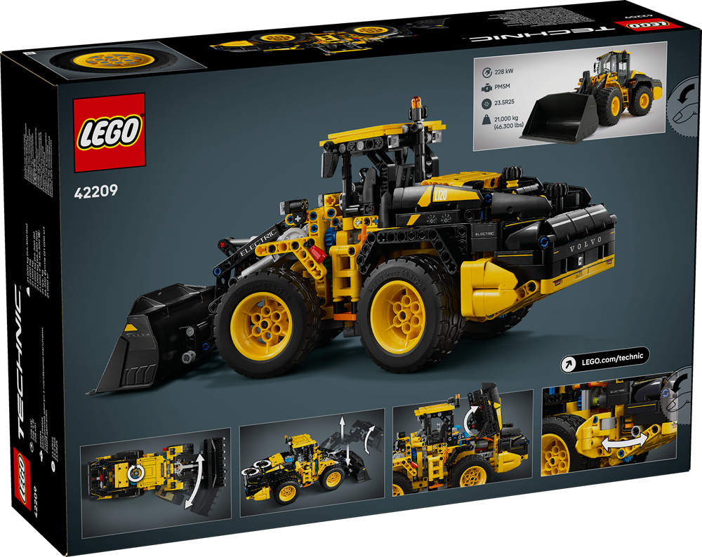 LEGO TECHNIC PALA GOMMATA VOLVO L120 ELECTRIC 42209