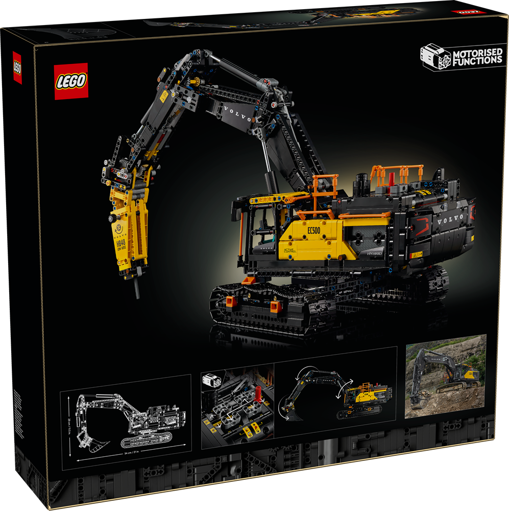 LEGO TECHNIC ESCAVATORE VOLVO EC500 HYBRID 42215