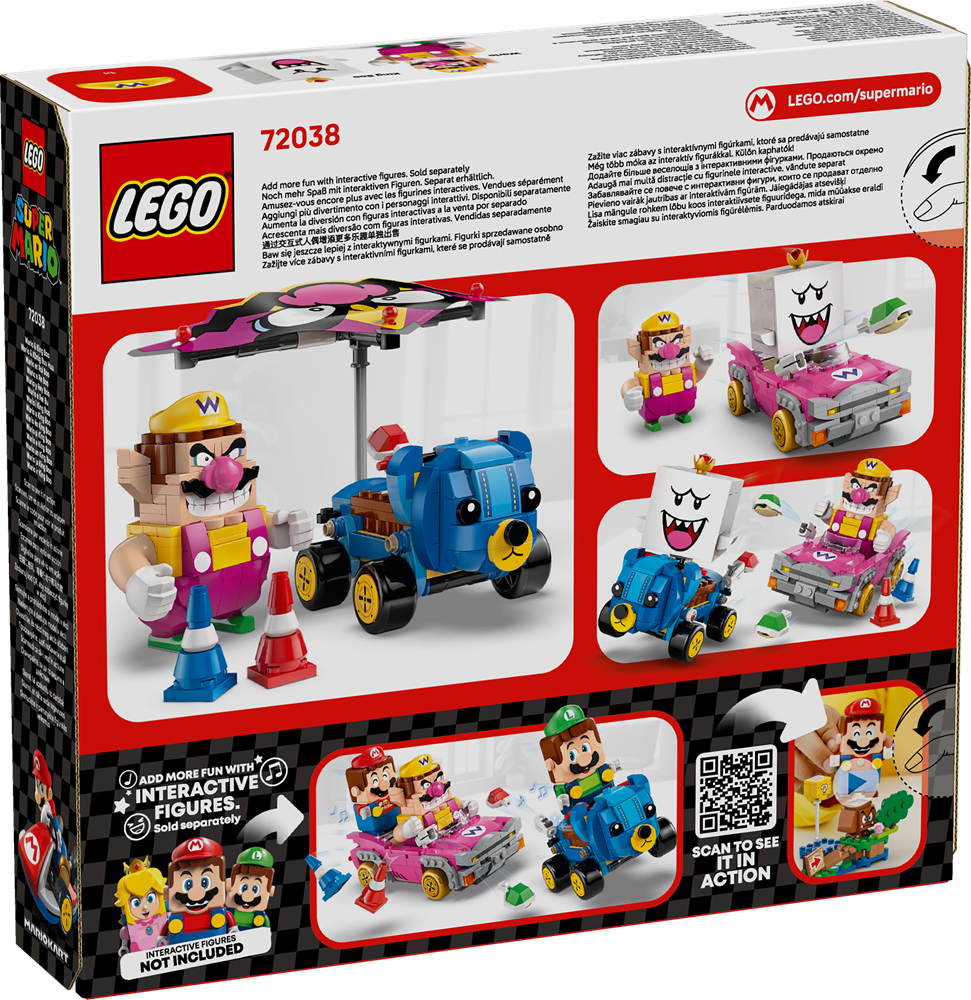 LEGO SUPER MARIO MARIO KART™ – WARIO E RE BOO 72038