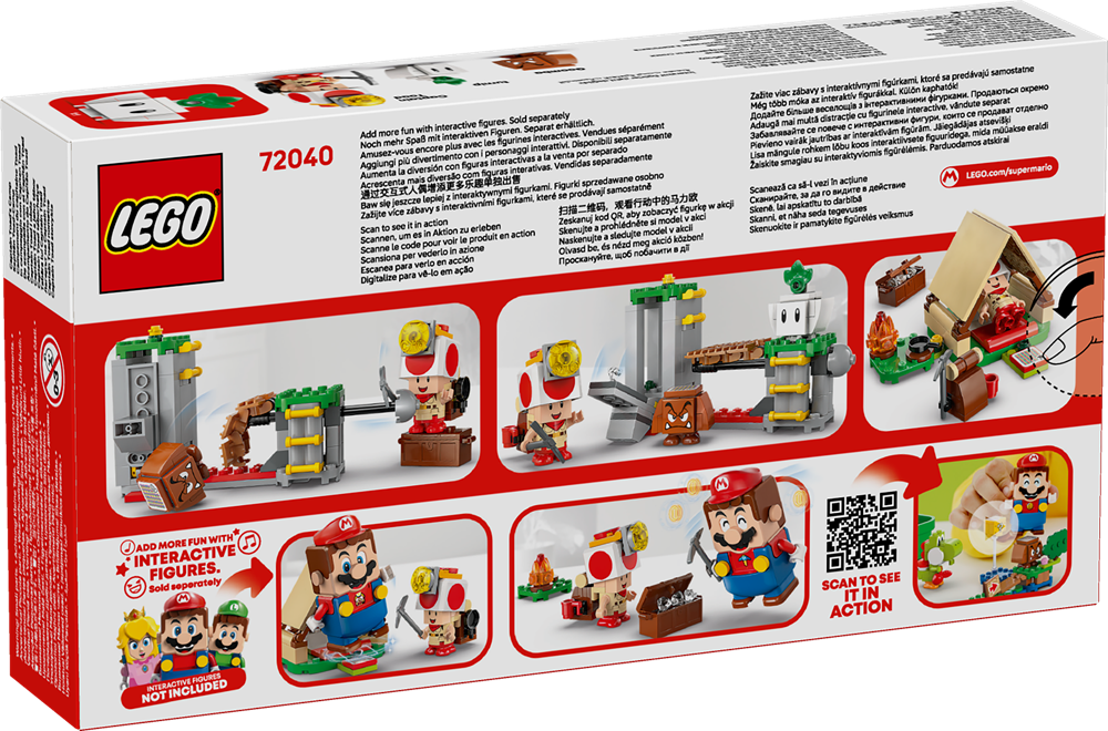 LEGO SUPER MARIO IN CAMPEGGIO CON CAPITAN TOAD 72040