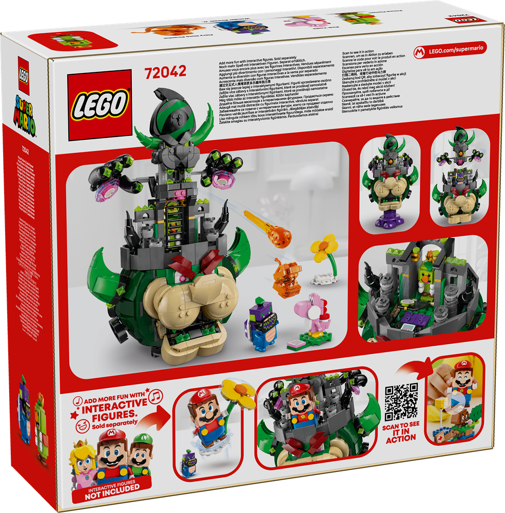 LEGO SUPER MARIO PRINCIPE FLORIAN E BOWSER CASTELLO 72042