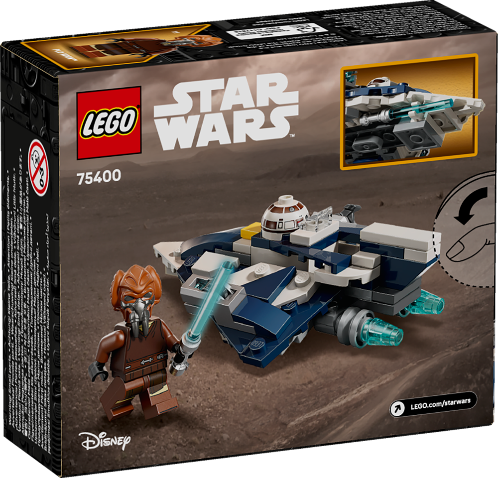 LEGO STAR WARS TM MICROFIGHTER JEDI STARFIGHTER DI PLO KOON 75400