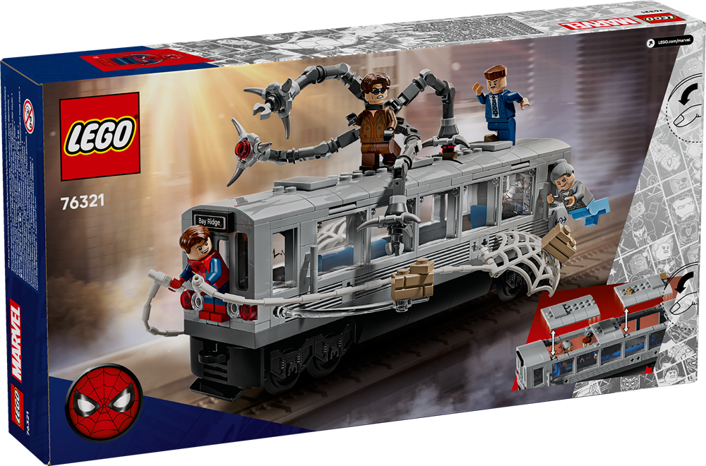 LEGO SUPER HEROES SPIDER-MAN CONTRO DOC OCK: DUELLO SUL TRENO 76321