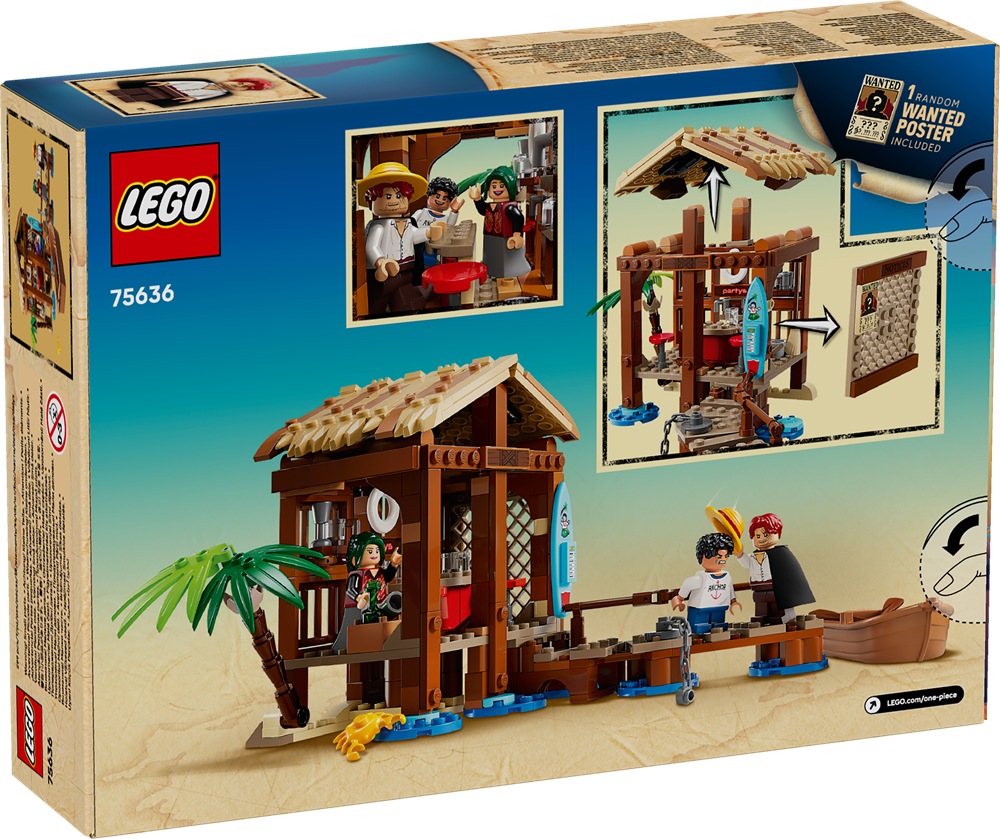 LEGO ONE PIECE LA CAPANNA DEL VILLAGGIO FOOSHA 75636