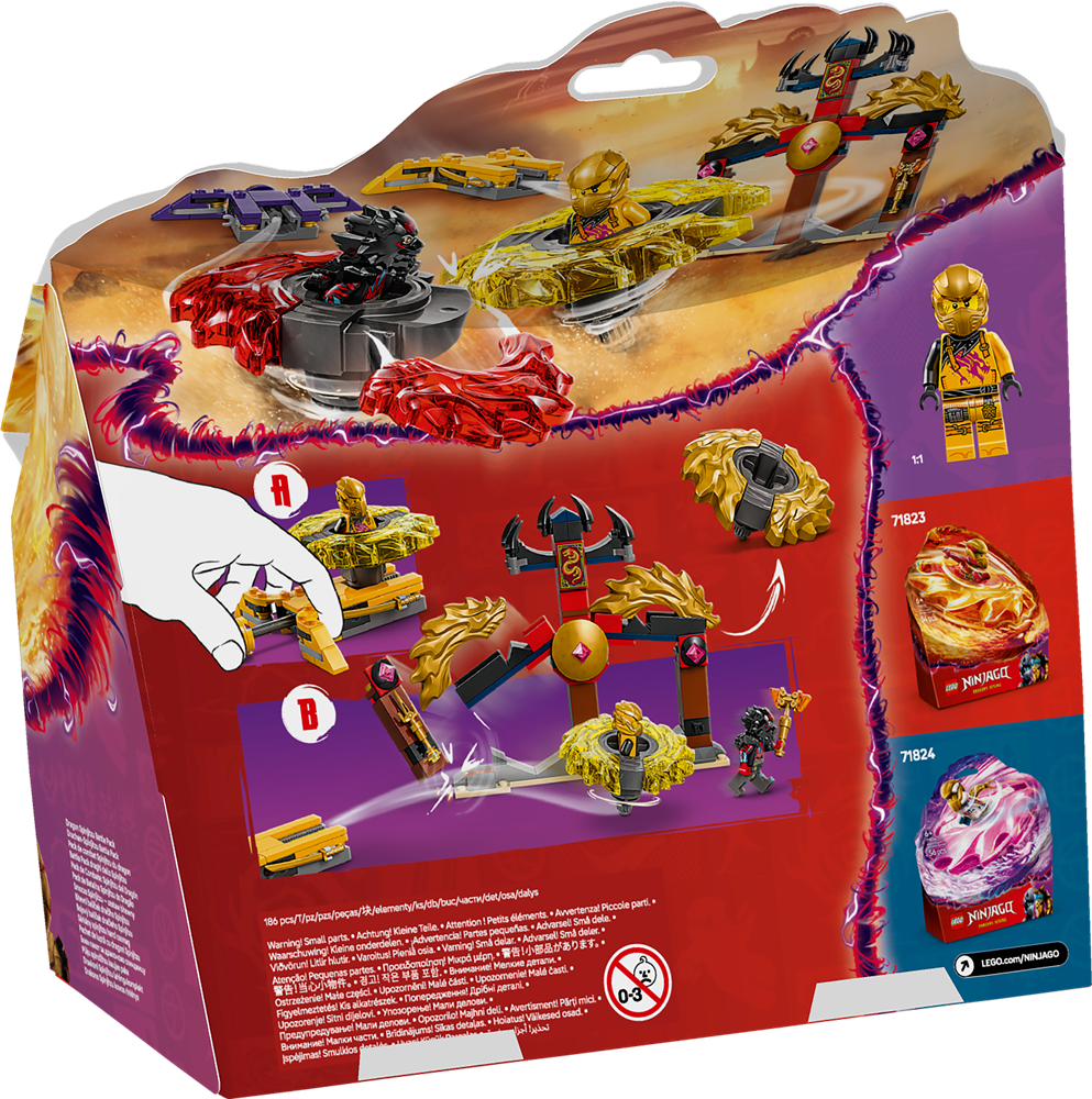 LEGO NINJAGO BATTLE PACK DRAGHI DELLO SPINJITZU 71826
