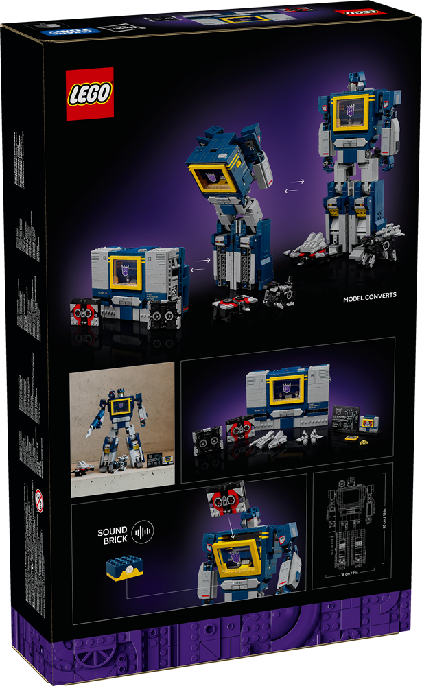 LEGO ICONS TRANSFORMERS: SOUNDWAVE 10358