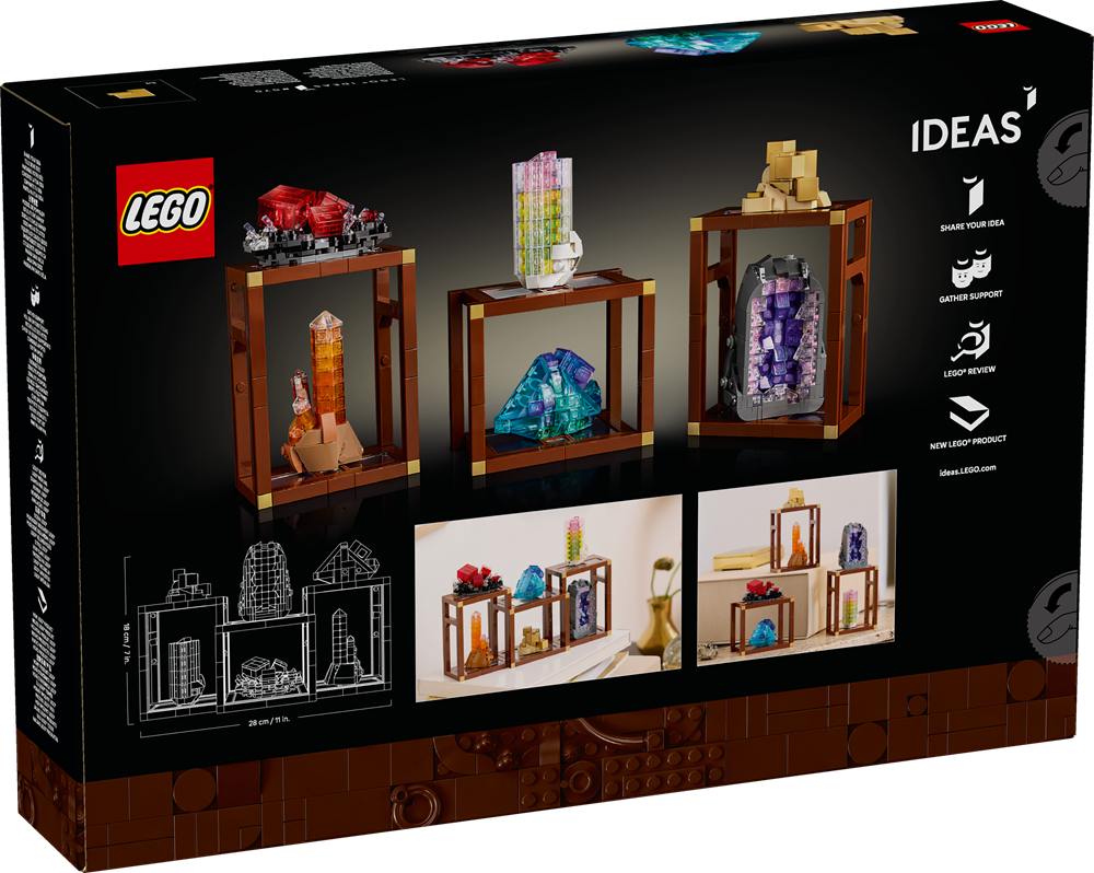 LEGO LEGO IDEAS COLLEZIONE DI MINERALI 21362