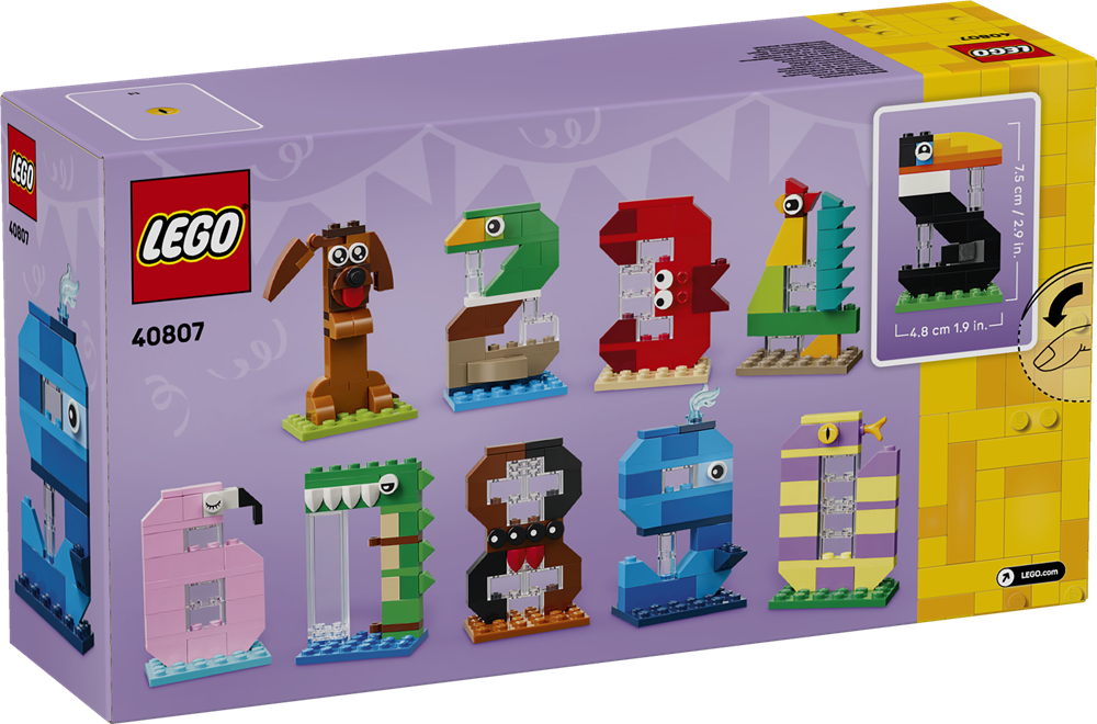 LEGO ICONIC NUMERI DEL COMPLEANNO 40807