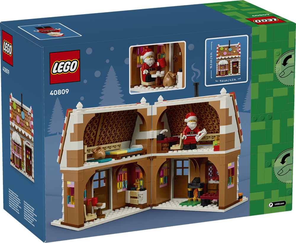 LEGO ICONIC CASA DI PAN DI ZENZERO FESTIVA 40809